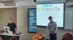Nate and Will present their Honours research